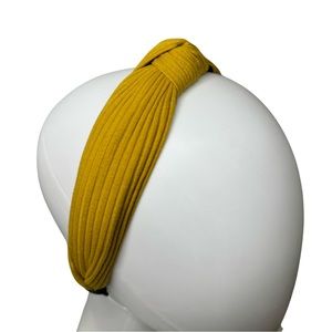 Mustard Yellow Fabric Knot headband